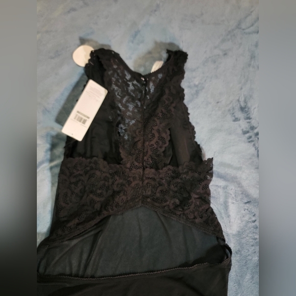 Marilyn Monroe IntimaElegant Black Sheer Lace Bodysuit Womens XL - Picture 12 of 12